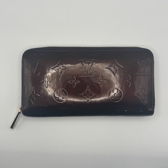 Louis Vuitton Vernis Maroon Patent Leather Zippy Wallet - Picture 3 of 16